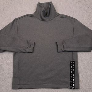 Nike Therma Funnel Neck Sweater Women's XS Gray Lightweight Athleisure BV5206‎